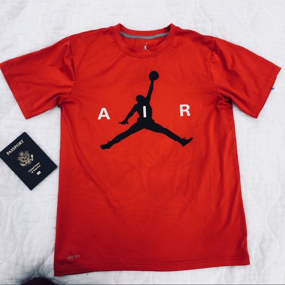 red air jordan t shirt